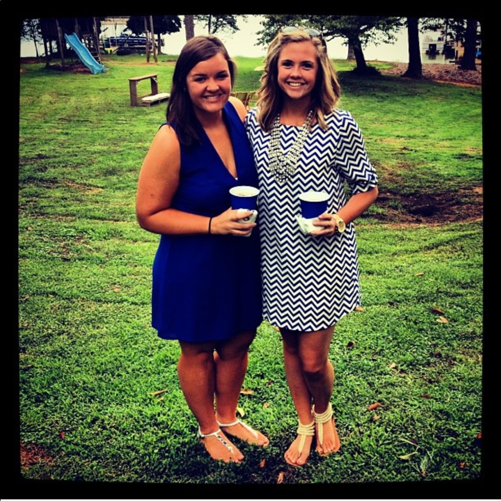 Chevron Shift Dress